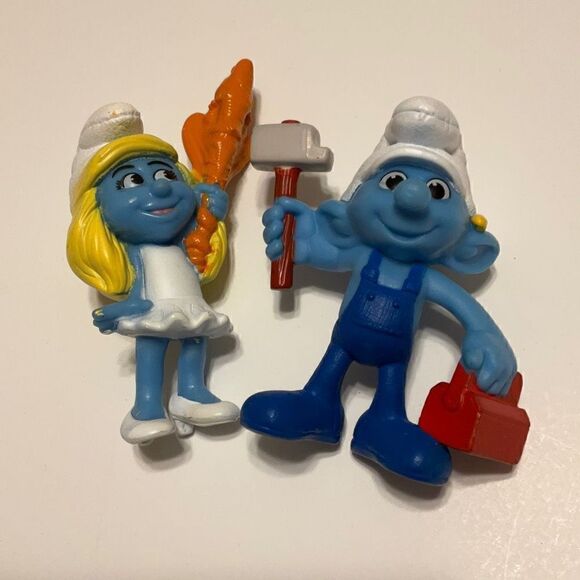 Bundle of 4 2013 McDonald’s Smurfs - Picture 12 of 13